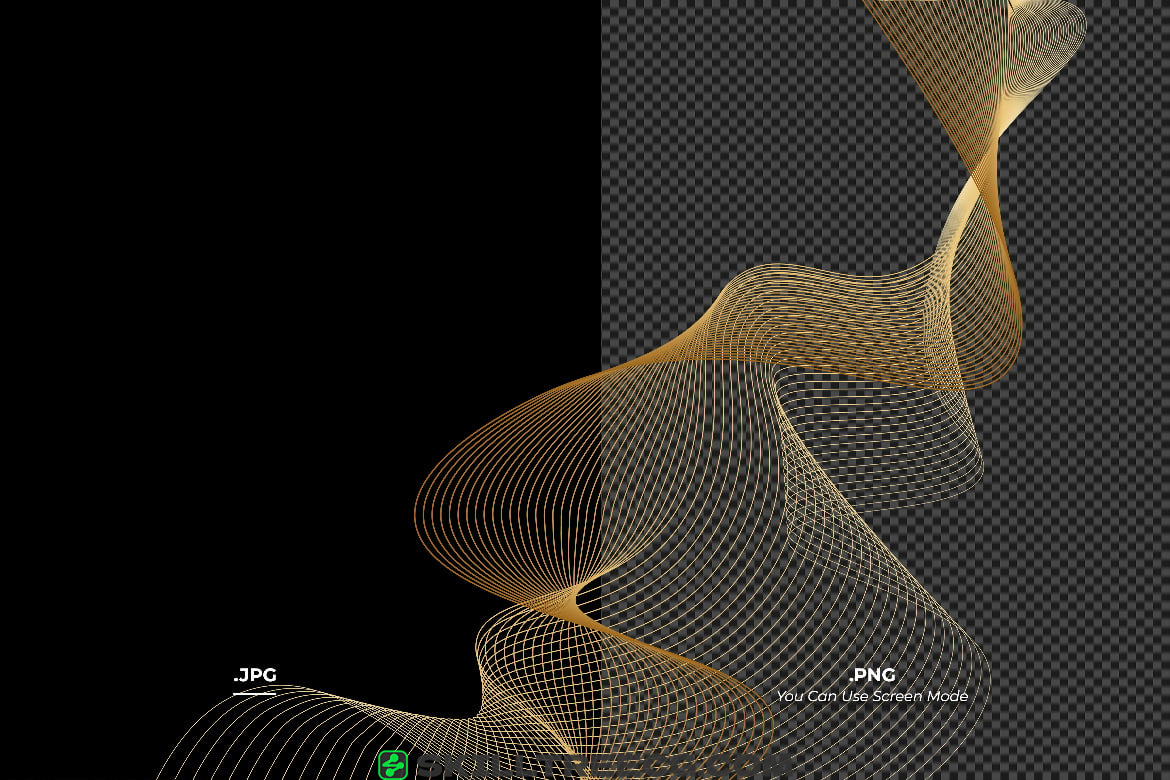 图片[2]-Golden Line Flow Backgrounds（406577）-技能树